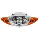 FAROL DELANTERO COMPLETO GILERA SMASH Y OTRAS (CRISTAL+AMBAR) PLASTICA VC (465)