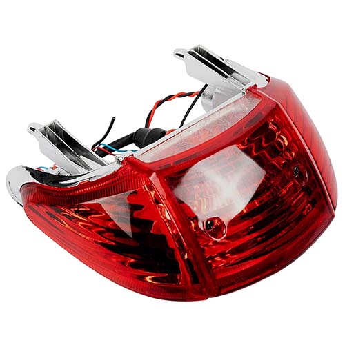 FAROL TRASERO HONDA NEW-WAVE COMPLETO (ROJO-ROJO) PLASTICA VC (491)