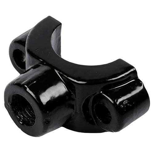 SOPORTE ESPEJO DERECHO YAMAHA FZ 16 LADO BOMBA DE FRENO ALUMINIO PLASTICA VC (941)