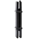 CONEXION SEPARADOR CAJON S LARGO 27 MM NEGRO PLASTICA VC (789)
