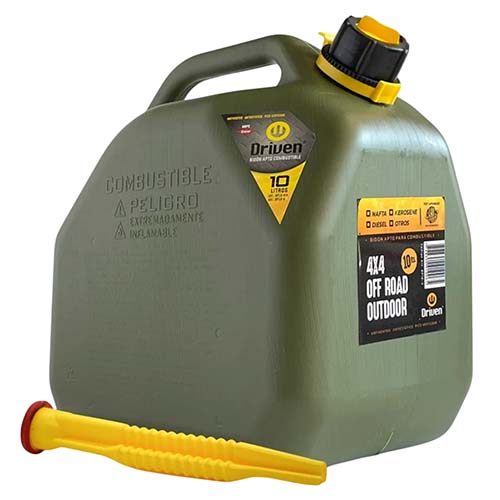 BIDON PROFESIONAL 10 LTS. VERDE ANTIESTATICO ANTIVENTEO DRIVEN (BP10-V) DISCONTINUADO