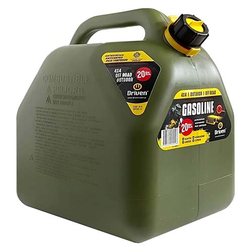 BIDON PROFESIONAL 20 LTS. VERDE ANTIESTATICO ANTIVENTEO DRIVEN (BP20-V) DISCONTINUADO