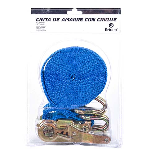 CINTA AMARRE CON CRIQUE 1,5" x 6 METROS DRIVEN (CA15600)