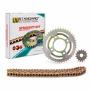 KIT TRANSMISION HONDA TITAN 95/99 (43/14) 428H-116L C/CAD. DOR. STD