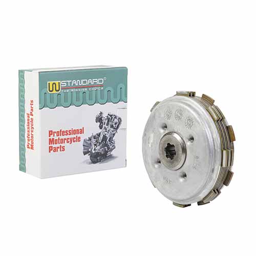 CAMPANA DE EMBRAGUE INTERIOR CON DISCOS HONDA C100 BIZ/WAVE STD