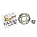 CORONA Y PIÑON HONDA CG TITAN 150 (43/16) DORADA STD