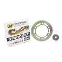 CORONA Y PIÑON HONDA NXR125 BROS DORADA STD