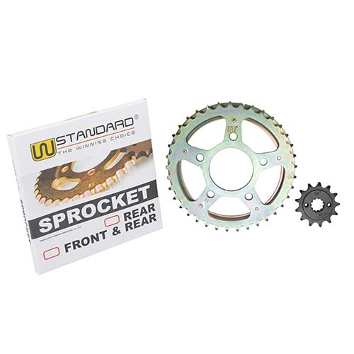 CORONA Y PIÑON HONDA CBX250 TWISTER (37/13) DORADA STD