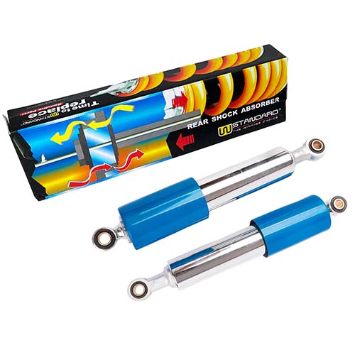 AMORTIGUADOR SUZUKI AX100 AZUL (JGO) STD