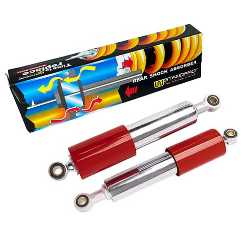 AMORTIGUADOR SUZUKI AX100 ROJO (JGO) STD