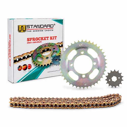 KIT TRANSMISION HONDA SDH 125 STORM (40/15) 428H-118L C/CAD. DOR. STD