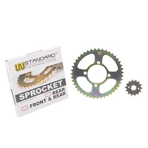 CORONA Y PIÑON YAMAHA YBR 2000/02 DORADA STD