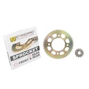 CORONA Y PIÑON HONDA CB190 R (45/14) DORADA STD