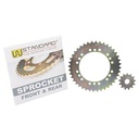 CORONA Y PIÑON YAMAHA XTZ 250 LANDER (40/13) DORADA STD