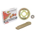 KIT TRANSMISION HONDA CB1 (44/14) 428H-122L C/CAD. DOR STD