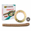 KIT TRANSMISION HONDA NX4 FALCON (40/15) 520H-106L C/CAD. DOR. STD