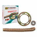KIT TRANSMISION HONDA XR 150L (49/17) 428H-132L C/CAD. DOR STD