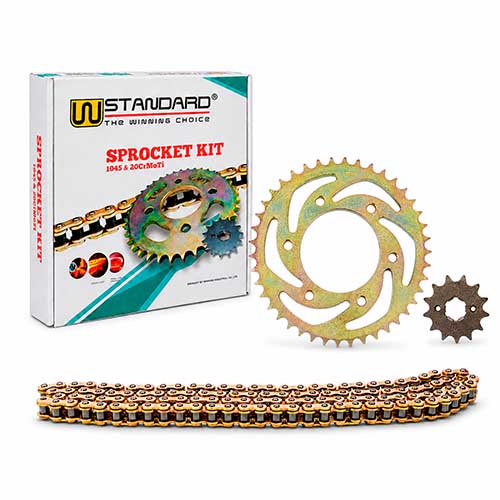 KIT TRANSMISION YAMAHA SZ150 RR (42/14) 428-126L C/ ORING DOR. STD