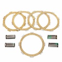 C-POWER (D.EMBR. RACING FIBRA ORIG. + RESORTES) HONDA CB190R (5 pcs) STD