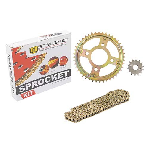 KIT TRANSMISION HONDA GLH150 GAUCHA (44/14) 428-120L CU STD