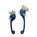 KIT PALANCAS REBATIBLES WIRTZ YAMAHA YZ 125/250, YZF 250, YZF 450, KAWASAKI KX COLOR AZUL (FX205-013)