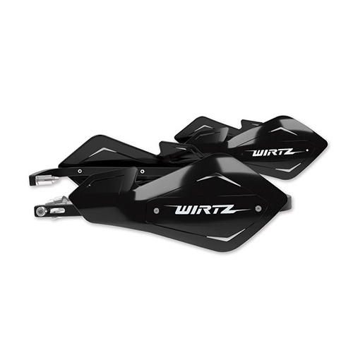 CUBREMANOS METAL (ALMA ALUMINIO) NEGRO+NEGRO FREE WIRTZ (SHOCKMT-NE)