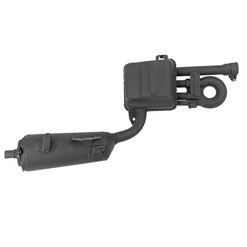 CAÑO DE ESCAPE (CURVA + ARANDELA) MOTOMEL SIRIUS 250 OEM