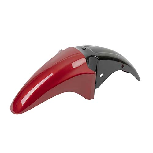 GUARDABARRO DEL. MOTOMEL NEW S2 TUBULAR ROJO OEM