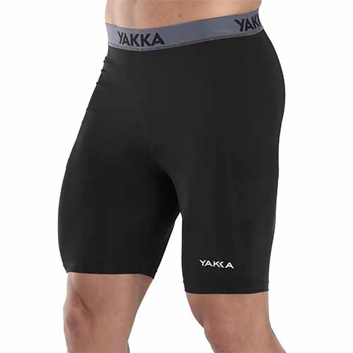 CALZA CORTA HOMBRE NEGRO/NEGRO XL YAKKA (1001)