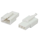 FICHA HEMBRA 3 TERMINALES PLASTICA VC (774)