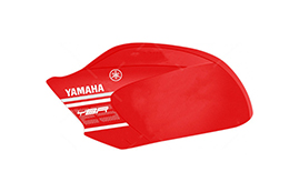 FUNDA TANQUE YAMAHA YBR125 C/DEFLECTORES ORIG. ROJO FMX (TYG 69R)