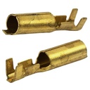 TERMINAL TUBO HEMBRA Ø 4mmm BRONCE X 100 U. PLASTICA VC (703)