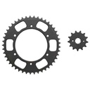 CORONA Y PIÑON HONDA XR 250 TORNADO (PRO-CEMENTADO NEGRO) (45-13) CREUSO (9087-KIT)
