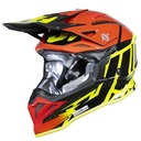 CASCO JUST1 J39 POSEIDON FLUOR YELLOW/RED/BLACK XS