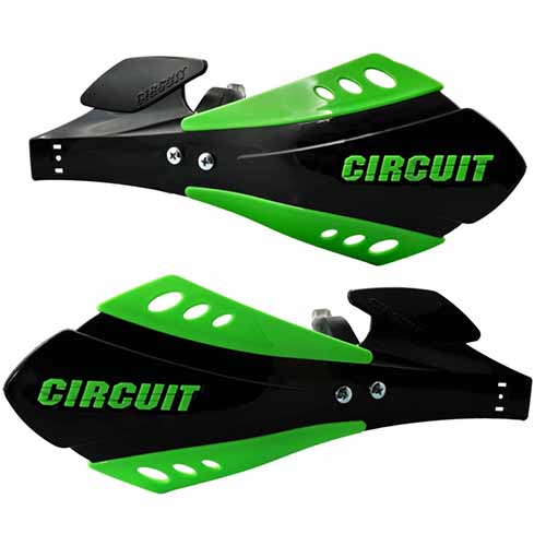 PROTECTOR DE MANO SX BICOMP NEGRO/VERDE (JGO) CIRCUIT PM033-217
