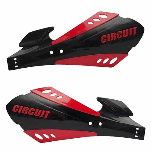 PROTECTOR DE MANO SX BICOMP NEGRO/ROJO OSCURO (JGO) CIRCUIT PM033-21V