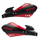 PROTECTOR DE MANO SX BICOMP NEGRO/ROJO OSCURO (JGO) CIRCUIT PM033-21V