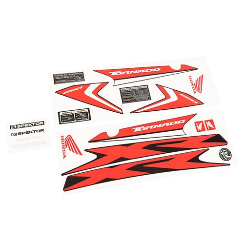 CALCO HONDA XR 250 TORNADO '18 T/ORIGINAL MOTO NEGRA KIT SPEKTOR (SPK801N)
