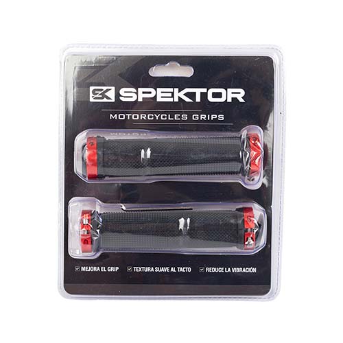 PUÑO ATV/ BICI STARK NEGRO/ROJO SPEKTOR (SPK025PU)