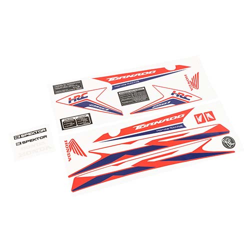 CALCO HONDA XR 250 TORNADO '18 "HRC" MOTO ROJA KIT SPEKTOR (SPK802R)