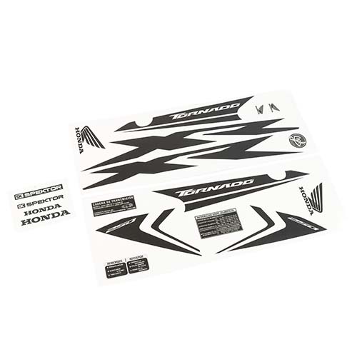 CALCO HONDA XR 250 TORNADO '18 NEGRA MATE KIT SPEKTOR (SPK803NM)