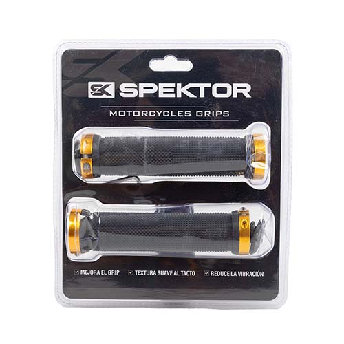 PUÑO STARK ATV/ BICI NEGRO/ORO SPEKTOR (SPK052PU)