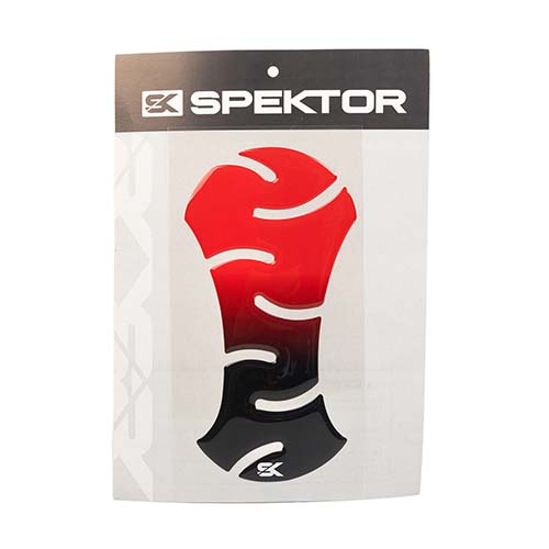 PROTECTOR TANQUE RESINADO MEDIANO SK ROJO/NEGRO SPEKTOR (SPK314)