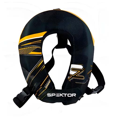 PROTECTOR CERVICAL NIÑO V1 NEGRO/NARANJA SPEKTOR (SPKNECK-K01)