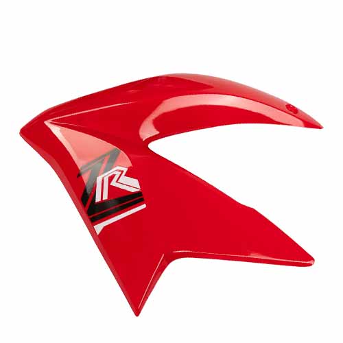 CACHA LATERAL TANQUE ZANELLA ZR150/200/250 ROJO LADO IZQUIERDO MTC