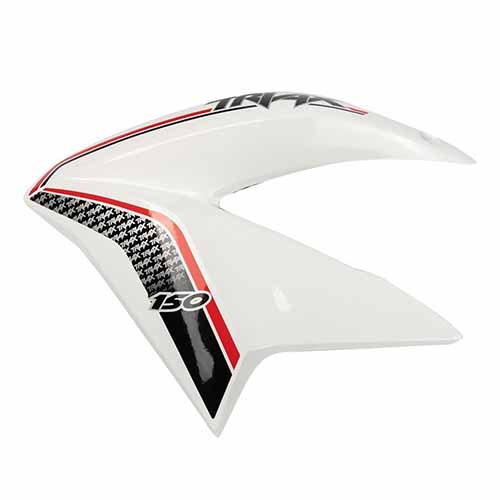 CACHA LATERAL TANQUE CORVEN TRIAX R3 150 200 250 BLANCO LADO IZQUIERDO MTC