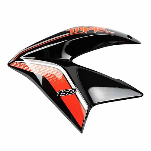 CACHA LATERAL TANQUE CORVEN TRIAX R3 150 200 250 NEGRO LADO IZQUIERDO MTC