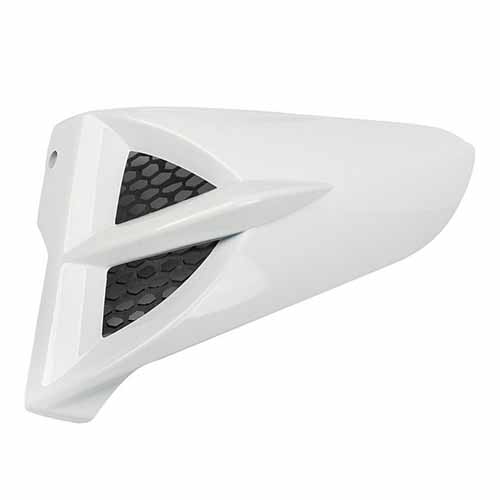 CACHA TOMA DE AIRE YAMAHA YBR 125 BLANCO LADO DERECHO MTC