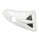 CACHA TOMA DE AIRE YAMAHA YBR 125 BLANCO LADO IZQUIERDO MTC