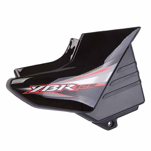CACHA LATERAL YAMAHA YBR 125 CHINA NEGRO LADO DERECHO MTC
